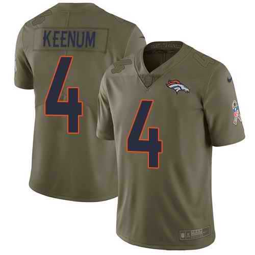 Nike Broncos 4 Case Keenum Olive Salute To Service Limited Jersey Dzhi,We sell and wholesale Nike Broncos 4 Case Keenum Olive Salute To Service Limited Jersey Dzhi on line form chian!